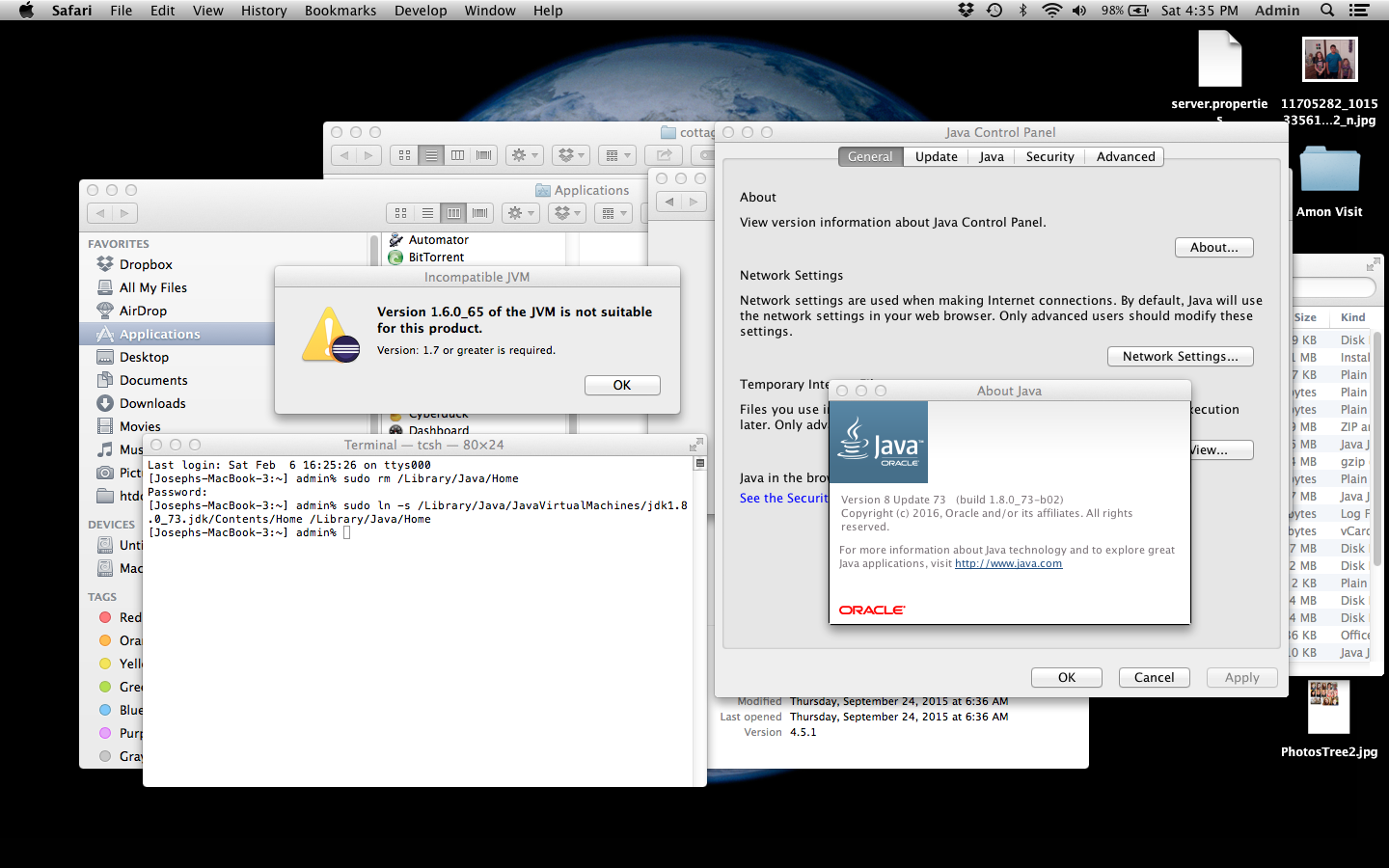 Version 1.6 Of The Jvm Is Not Suitable For This Product Eclipse Mac